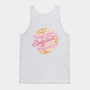 Sbagliato Pink Tank Top